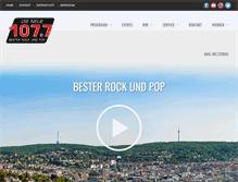 Tablet Screenshot of dieneue1077.de